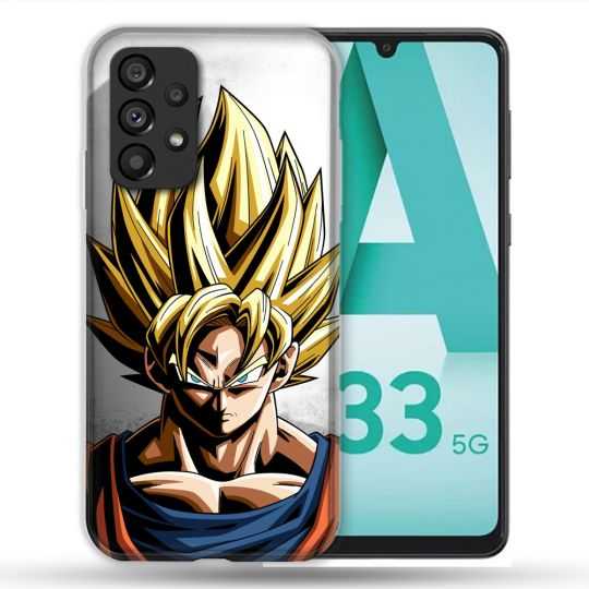Coque Pour Samsung Galaxy A33 5G Manga Dragon Ball Sangoku Portrait