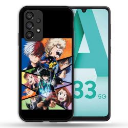 Coque Pour Samsung Galaxy A33 5G Manga My Hero Academia Noir
