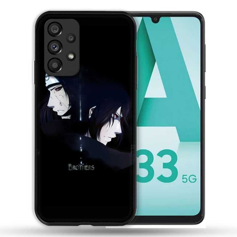 Coque Pour Samsung Galaxy A33 5G Manga Naruto Sasuke Itachi