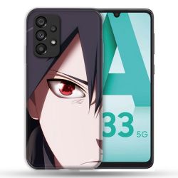 Coque Pour Samsung Galaxy A33 5G Manga Naruto Sasuke visage