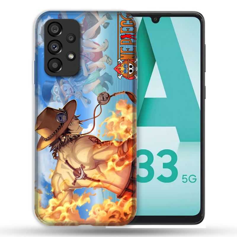 Coque Pour Samsung Galaxy A33 5G Manga One Piece Ace Color