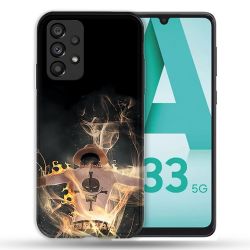 Coque Pour Samsung Galaxy A33 5G Manga One Piece Ace Noir