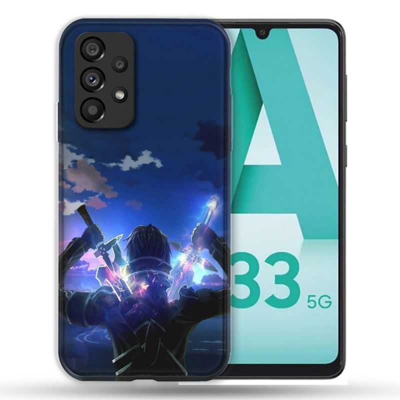 Coque Pour Samsung Galaxy A33 5G Manga SAO sword Art Online Epee