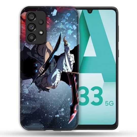 Coque Pour Samsung Galaxy A33 5G Manga Solo Leveling Sung Epee