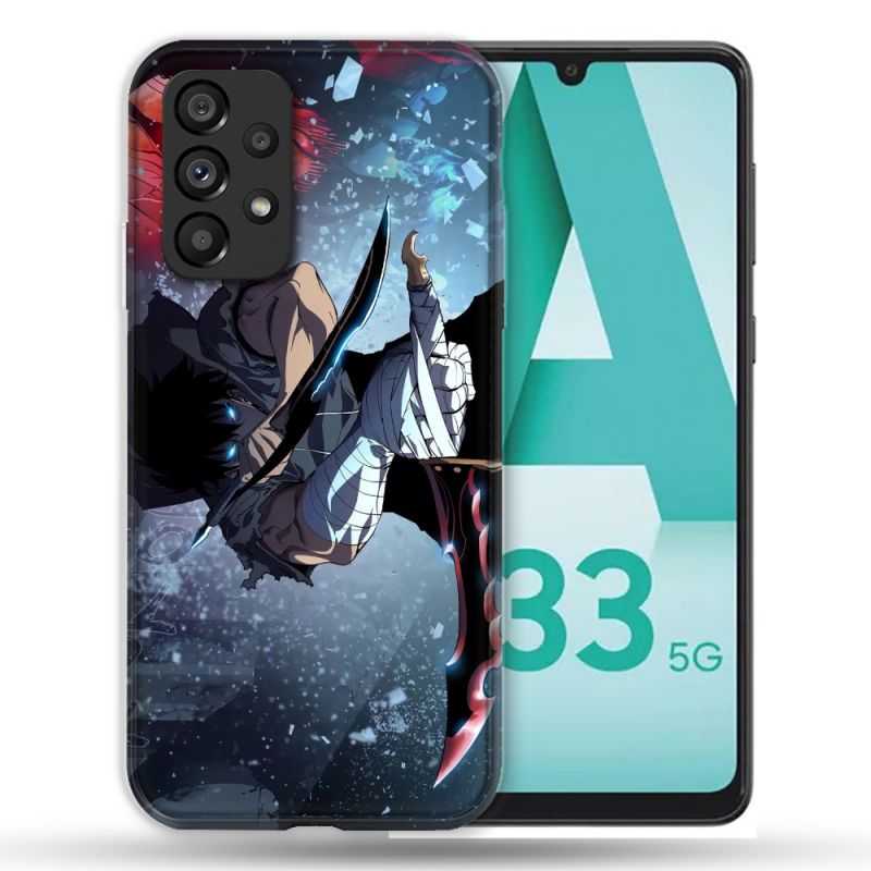 Coque Pour Samsung Galaxy A33 5G Manga Solo Leveling Sung Epee