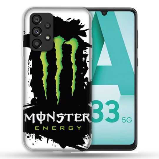 Coque Pour Samsung Galaxy A33 5G Monster Energy Tache