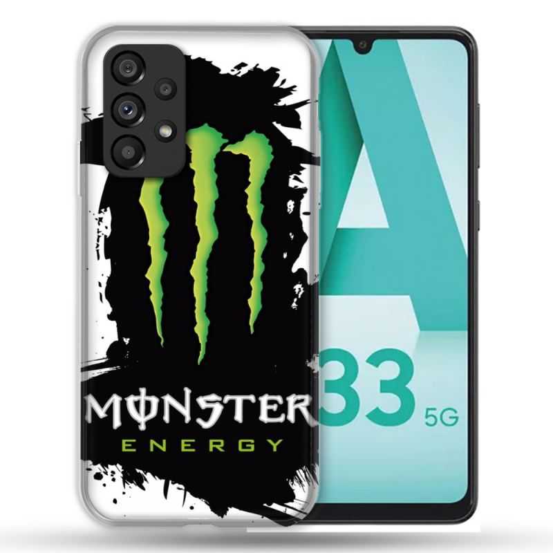 Coque Pour Samsung Galaxy A33 5G Monster Energy Tache