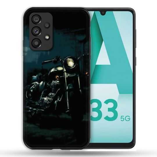 Coque Pour Samsung Galaxy A33 5G Moto Harley Vintage