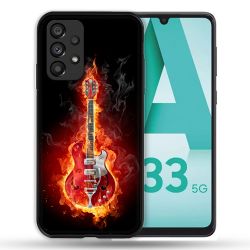 Coque Pour Samsung Galaxy A33 5G Musique Guitare Electrique