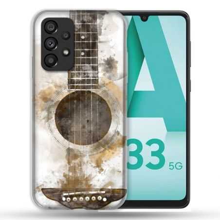 Coque Pour Samsung Galaxy A33 5G Musique Guitare Tag