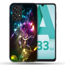 Coque Pour Samsung Galaxy A33 5G Musique Partition Multicolore