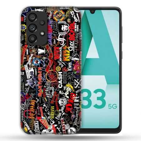 Coque Pour Samsung Galaxy A33 5G Musique Rock Groupe