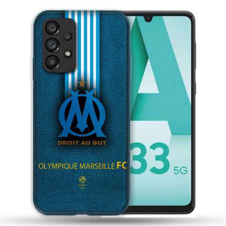 Coque Pour Samsung Galaxy A33 5G Olympique Marseille OM Bande
