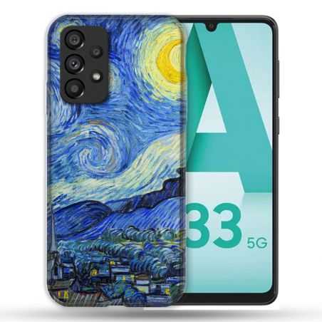 Coque Pour Samsung Galaxy A33 5G Peinture La nuit étoilée