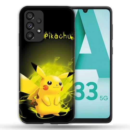 Coque Pour Samsung Galaxy A33 5G Pokemon Pikachu Eclair