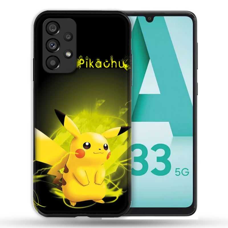 Coque Pour Samsung Galaxy A33 5G Pokemon Pikachu Eclair