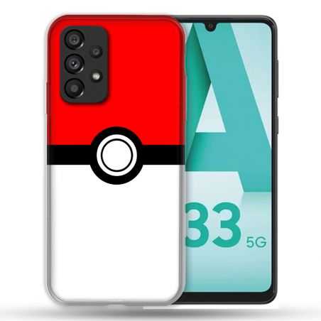 Coque Pour Samsung Galaxy A33 5G Pokemon Pokeball