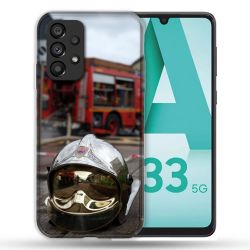 Coque Pour Samsung Galaxy A33 5G Pompier Casque Camion