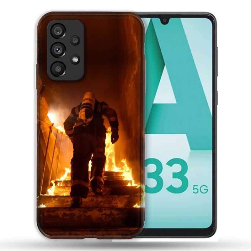Coque Pour Samsung Galaxy A33 5G Pompier Escalier