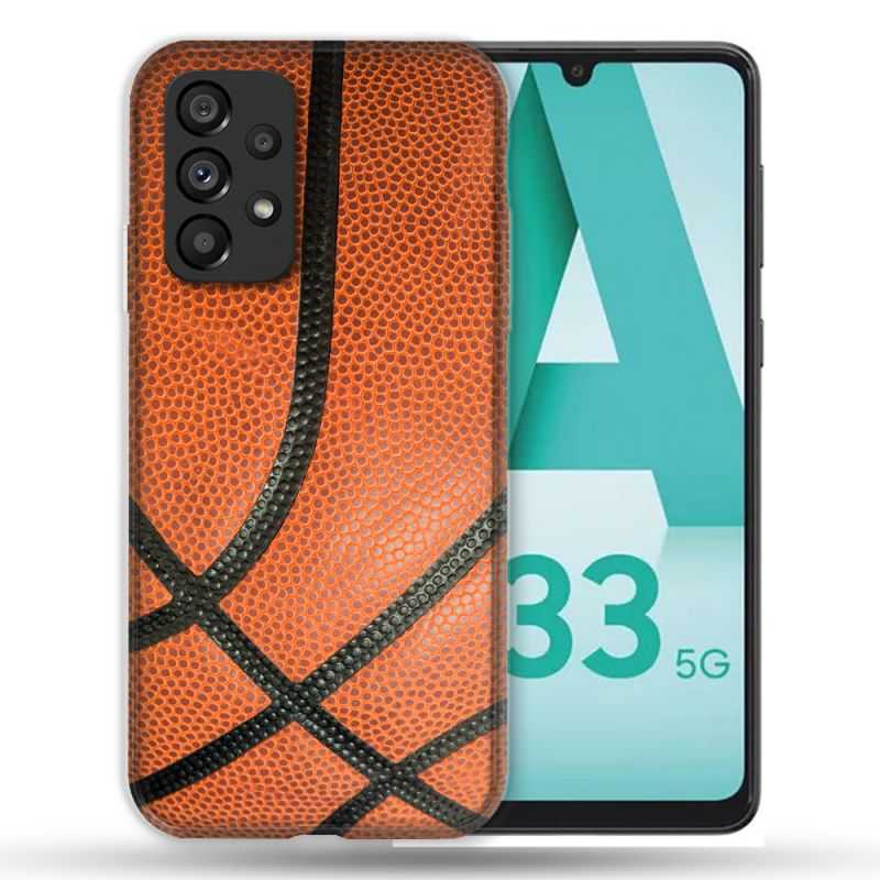 Coque Pour Samsung Galaxy A33 5G Sport Ballon Basket
