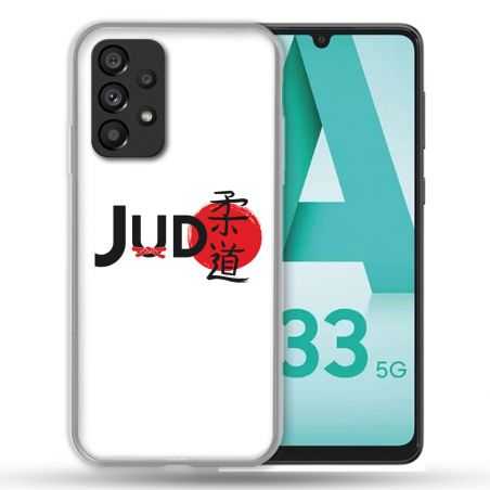 Coque Pour Samsung Galaxy A33 5G Sport Judo Logo