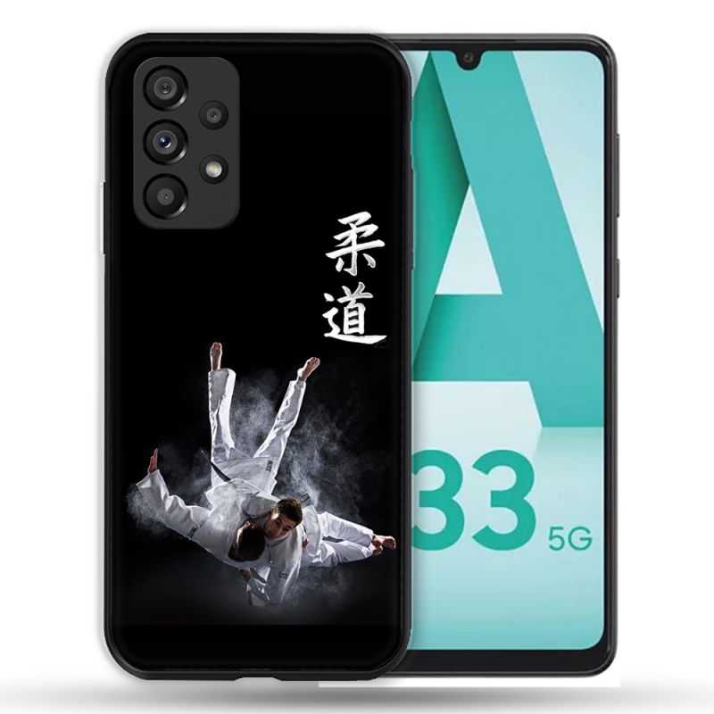Coque Pour Samsung Galaxy A33 5G Sport Judo Noir