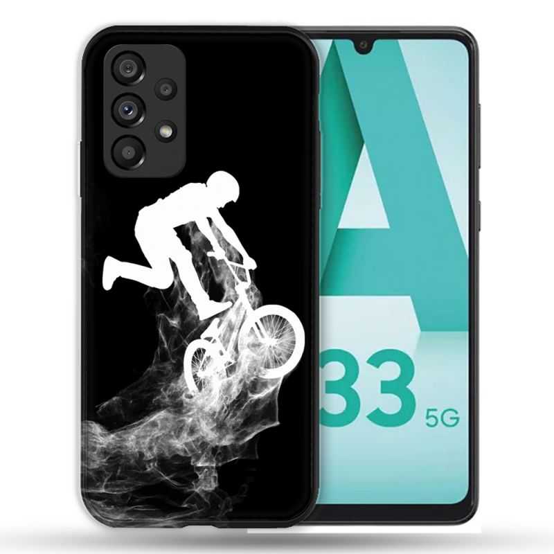 Coque Pour Samsung Galaxy A33 5G Sport VTT Noir