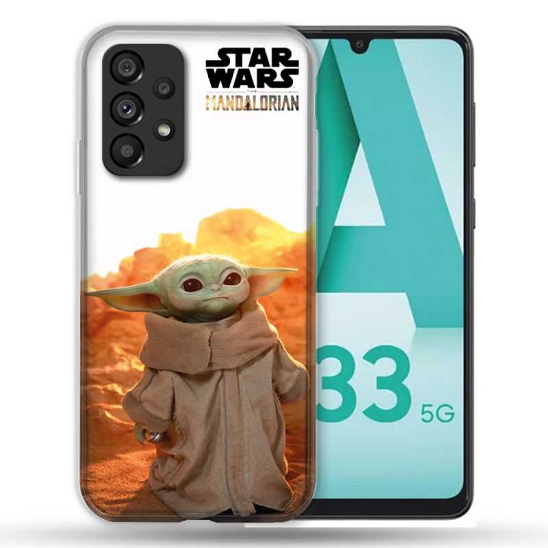 Coque Pour Samsung Galaxy A33 5G Star Wars - Yoda bebe soleil