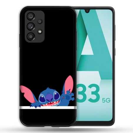 Coque Pour Samsung Galaxy A33 5G Stitch Noir
