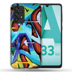 Coque Pour Samsung Galaxy A33 5G Street Art Graf Color