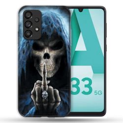 Coque Pour Samsung Galaxy A33 5G Tete de Mort Doigt