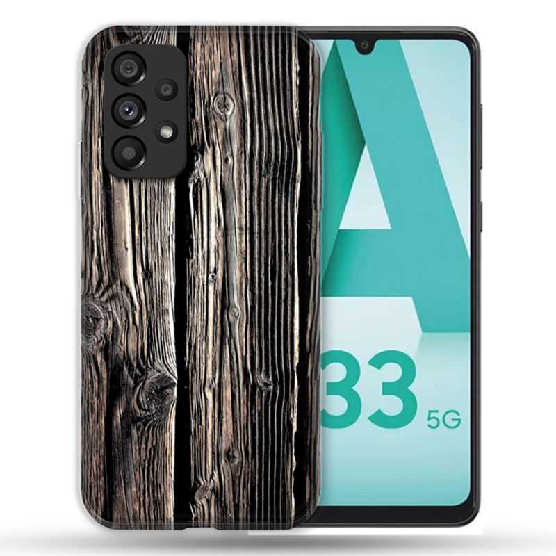 Coque Pour Samsung Galaxy A33 5G Texture Bois