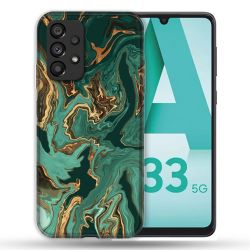 Coque Pour Samsung Galaxy A33 5G Texture Marbre Vert