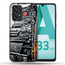 Coque Pour Samsung Galaxy A33 5G Voyage Amerique USA New York Taxi