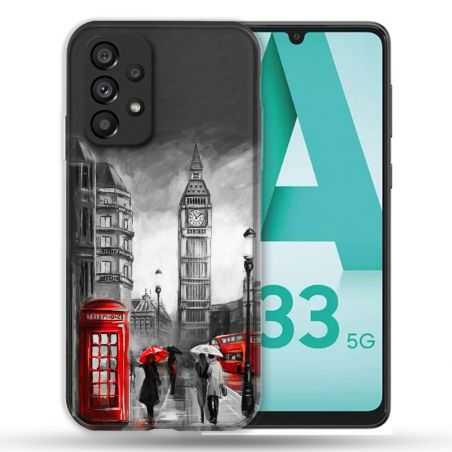 Coque Pour Samsung Galaxy A33 5G Voyage Angleterre Londres Vintage