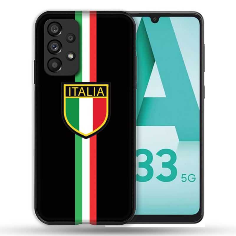 Coque Pour Samsung Galaxy A33 5G Voyage Italie 3 Noir