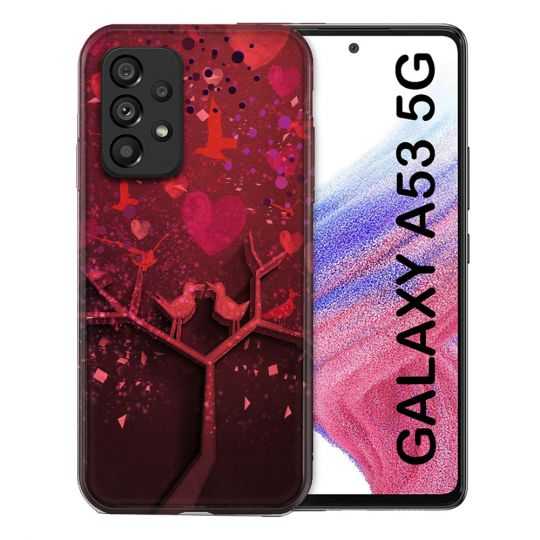 Coque Pour Samsung Galaxy A53 5G Amour Arbre