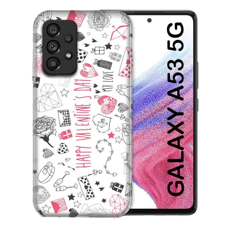 Coque Pour Samsung Galaxy A53 5G Amour Valentines