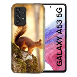 Coque Pour Samsung Galaxy A53 5G Animal Ecureuil Bois