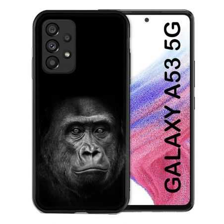 Coque Pour Samsung Galaxy A53 5G Animal Gorille Noir
