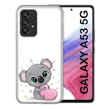 Coque Pour Samsung Galaxy A53 5G Animal Koala C?ur
