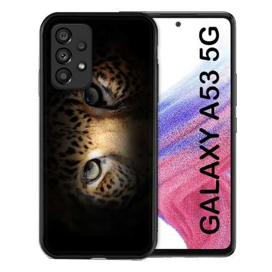 Coque Pour Samsung Galaxy A53 5G Animal Leopard Yeux
