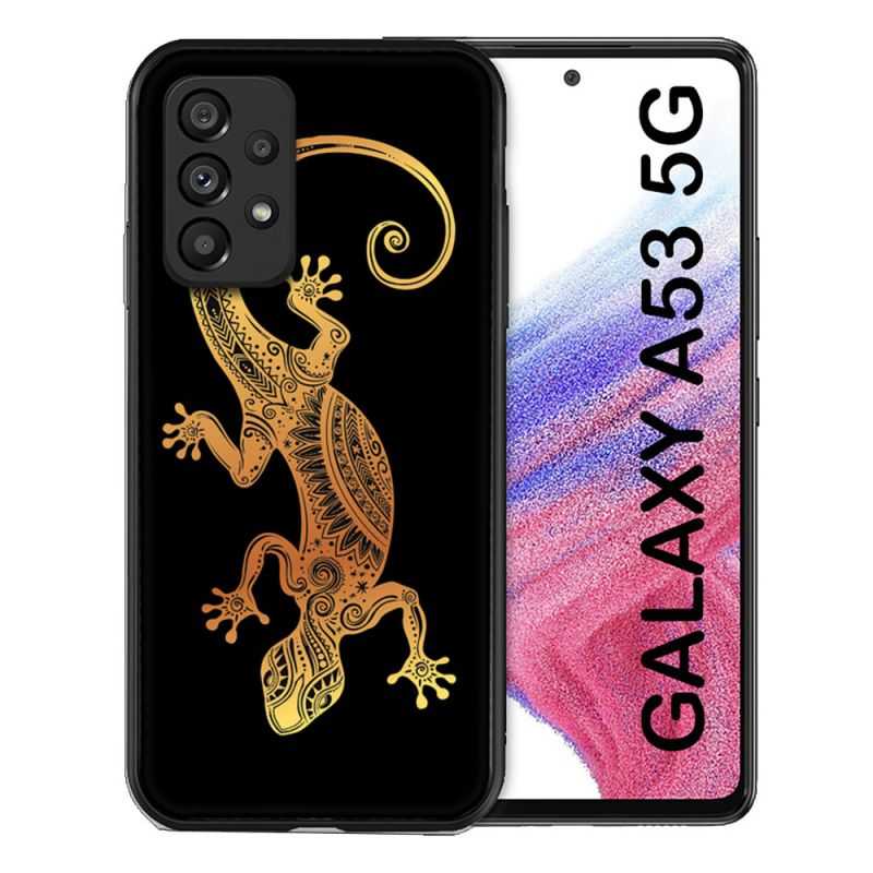 Coque Pour Samsung Galaxy A53 5G Animal Lezard Noir