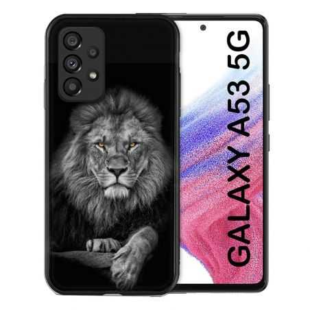 Coque Pour Samsung Galaxy A53 5G Animal Lion Majestueux