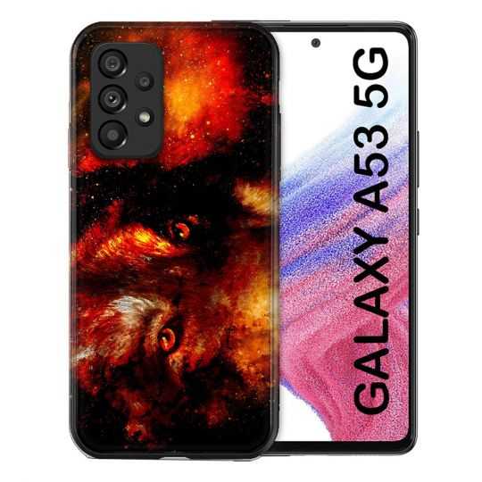 Coque Pour Samsung Galaxy A53 5G Animal Loup Espace