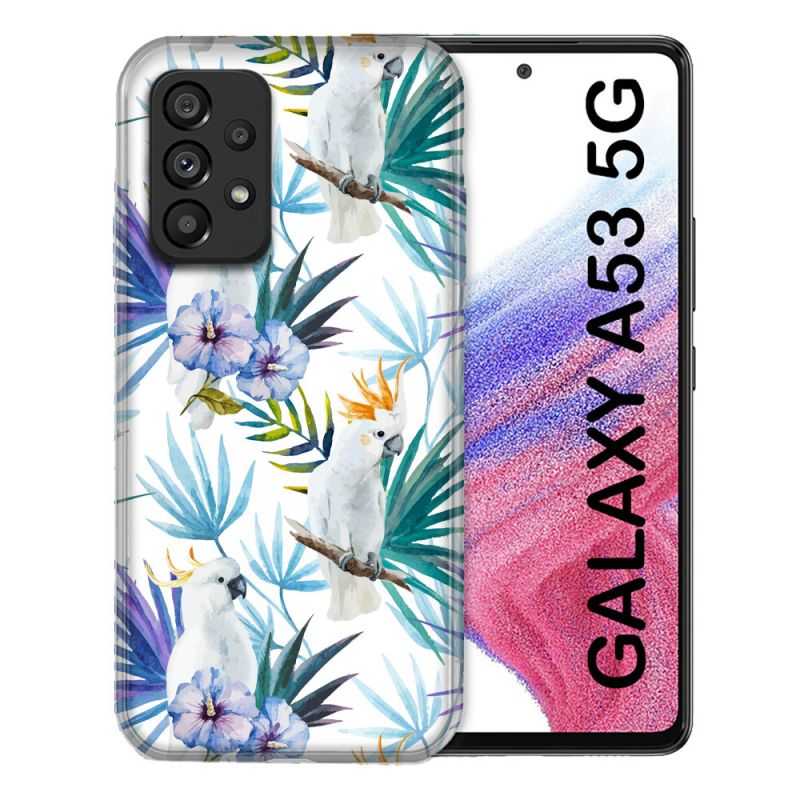 Coque Pour Samsung Galaxy A53 5G Animal Perroquet Peinture