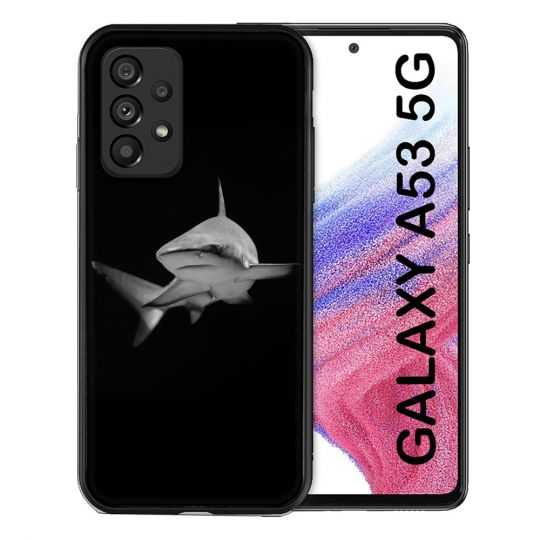 Coque Pour Samsung Galaxy A53 5G Animal Requin Sombre