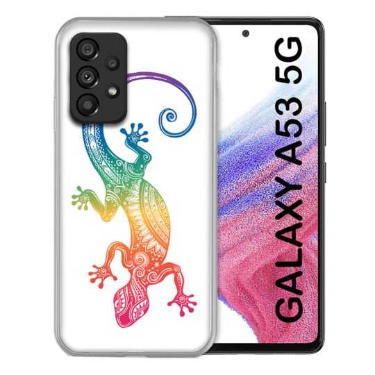 Coque Pour Samsung Galaxy A53 5G Animal Salamandre Color