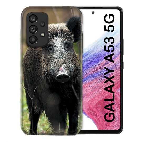 Coque Pour Samsung Galaxy A53 5G Chasse Sanglier bois