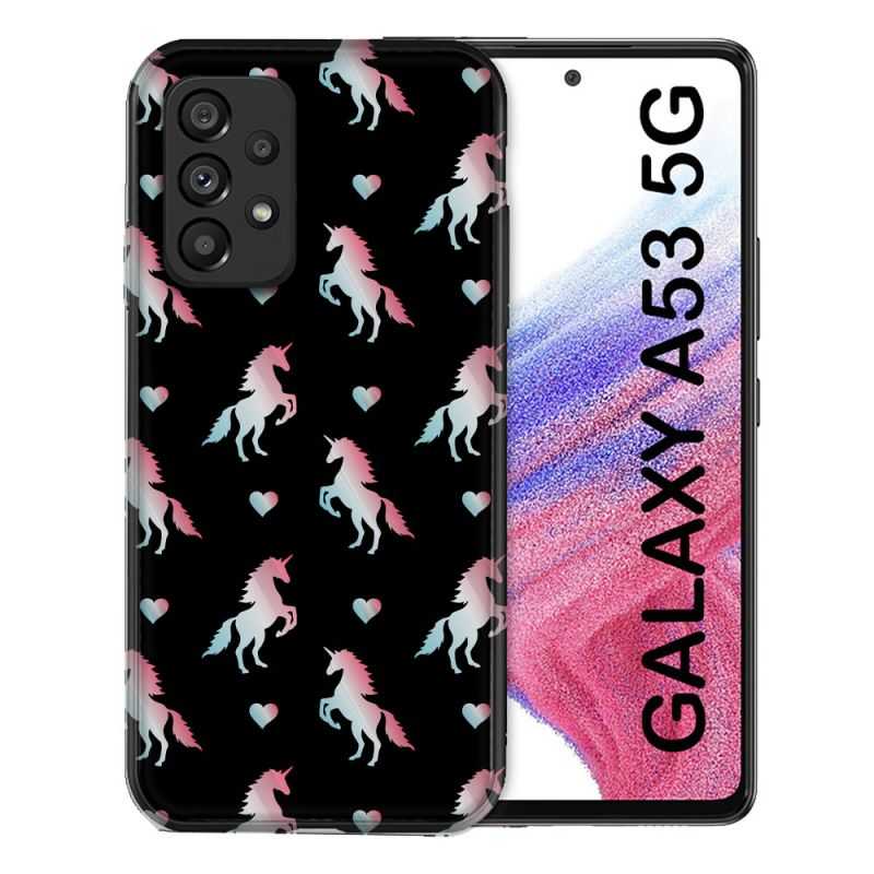 Coque Pour Samsung Galaxy A53 5G Fantastique Licorne Pattern